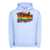 Pigment Grape Ice Proud Mom leopard Urban Hoodie - NancyCooperArtShop