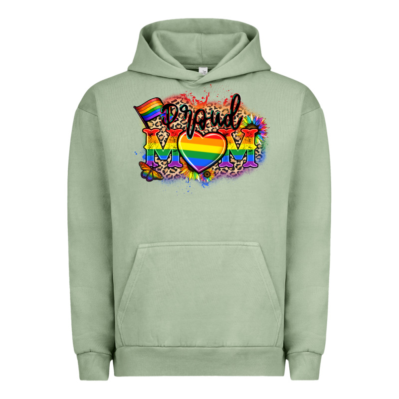 Proud Mom Leopard Urban Hoodie by NancyCooperArtShop | Teevron