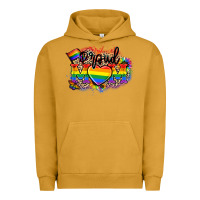 Pigment Peanut Butter Proud Mom leopard Urban Hoodie - NancyCooperArtShop