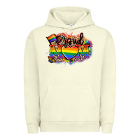 Pigment Pistachio Proud Mom leopard Urban Hoodie - NancyCooperArtShop