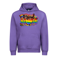 Tulip Proud Mom leopard Urban Hoodie - NancyCooperArtShop