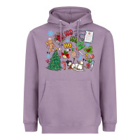 Lavender nurse christmas Heavyweight Hoodie - MaliasSmallBusiness