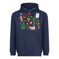 Navy nurse christmas Heavyweight Hoodie - MaliasSmallBusiness