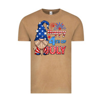Happy 4th Of July Gnome Vintage Tee | Teevron