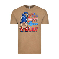 Vintage Coffee happy 4th of july gnome Vintage Tee - HRA Design Shop