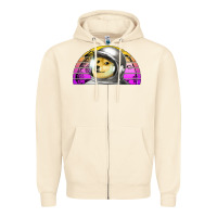 Dogecoin To The Mars Zipper Hoodie | Teevron