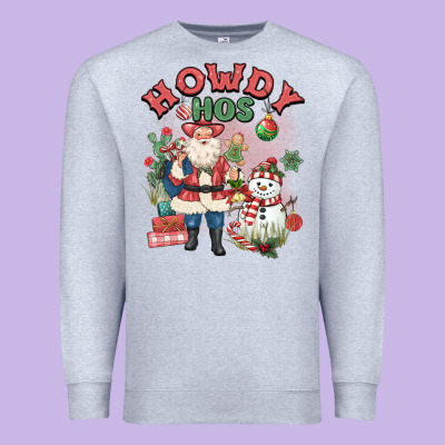 Howdy Hos Premium Sweatshirt Designed By Maliassmallbusiness