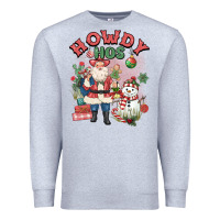 Heather Grey howdy hos Premium Sweatshirt - MaliasSmallBusiness