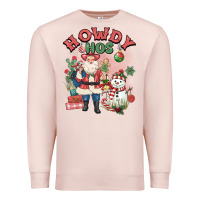 Pale Pink howdy hos Premium Sweatshirt - MaliasSmallBusiness