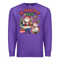 Purple howdy hos Premium Sweatshirt - MaliasSmallBusiness
