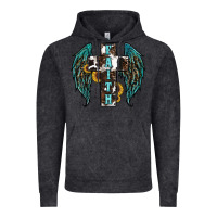 Western Wings Cross Vintage Hoodie | Teevron