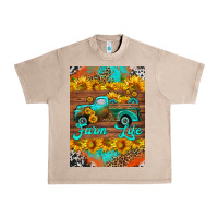 French Oak farm life and truck air freshener Urban Heavy Tee - HRA Design Shop
