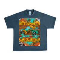 Midnight Navy farm life and truck air freshener Urban Heavy Tee - HRA Design Shop