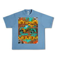 Pebble Blue farm life and truck air freshener Urban Heavy Tee - HRA Design Shop
