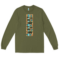 Army Green dinosaur ankylosaurus pen wrap Long Sleeve Tee - Artiststas