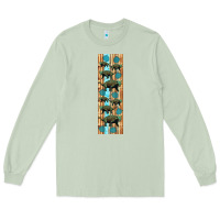 Matcha dinosaur ankylosaurus pen wrap Long Sleeve Tee - Artiststas
