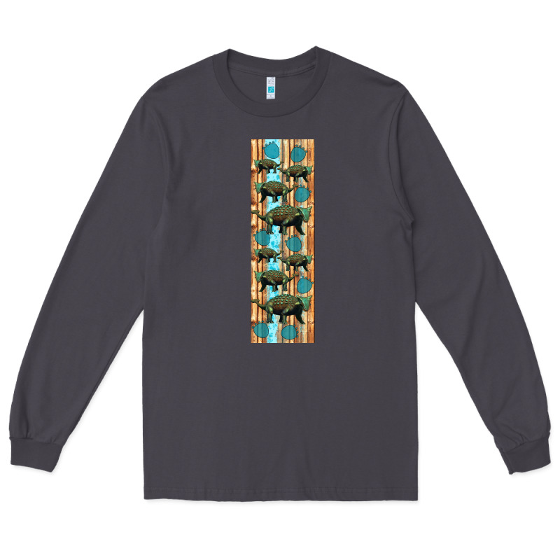 Dinosaur Ankylosaurus Pen Wrap Long Sleeve Tee by Artiststas | Teevron