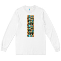 White dinosaur ankylosaurus pen wrap Long Sleeve Tee - Artiststas
