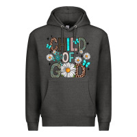Charcoal Heather child of god Premium Hoodie - Artiststas