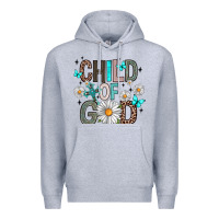 Heather Grey child of god Premium Hoodie - Artiststas