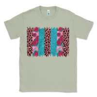Matcha valentines day leopard rose glitter brush stoke Classic Tee - JahusDesignShop