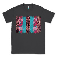 Smoke valentines day leopard rose glitter brush stoke Classic Tee - JahusDesignShop