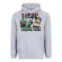 Heather Grey last night we let the liquor talk cowboy western c Heavyweight Hoodie - NancyCooperArtShop