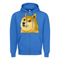 True Royal doge coin shiba dog Zipper Hoodie - Jasminsmagicworld