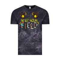 Cloud Black my heart is on that field Vintage Tee - CowhideDigitalArt