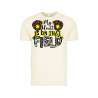 Vintage Arctic my heart is on that field Vintage Tee - CowhideDigitalArt