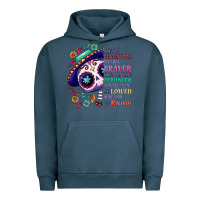 Pigment Midnight Navy You are braver than you think sugar skull Urban Hoodie - NancyCooperArtShop