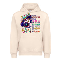 Sandshell You are braver than you think sugar skull Urban Hoodie - NancyCooperArtShop