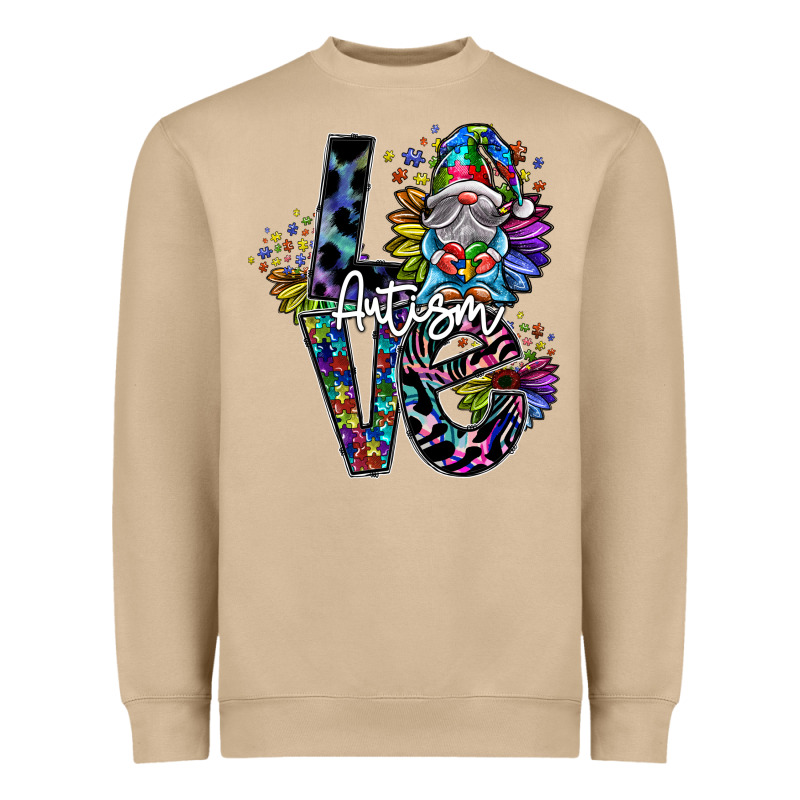 Love Autism Heavyweight Sweatshirt by SublimationCraftShop | Teevron