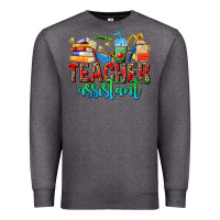 Charcoal Heather teacher assistant Premium Sweatshirt - NancyCooperArtShop