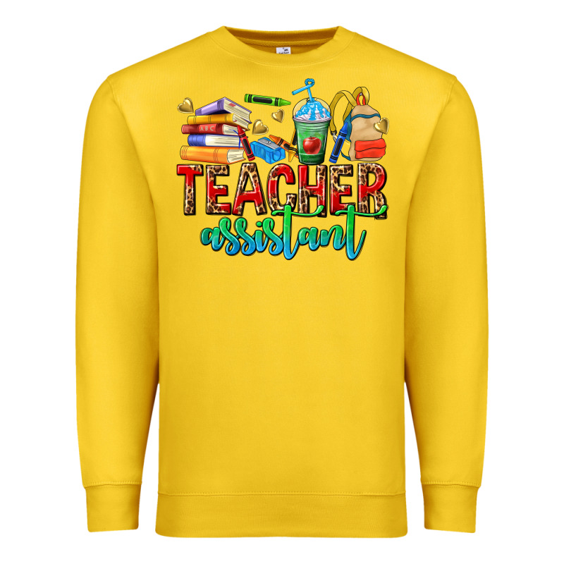 Teacher Assistant Premium Sweatshirt by NancyCooperArtShop | Teevron