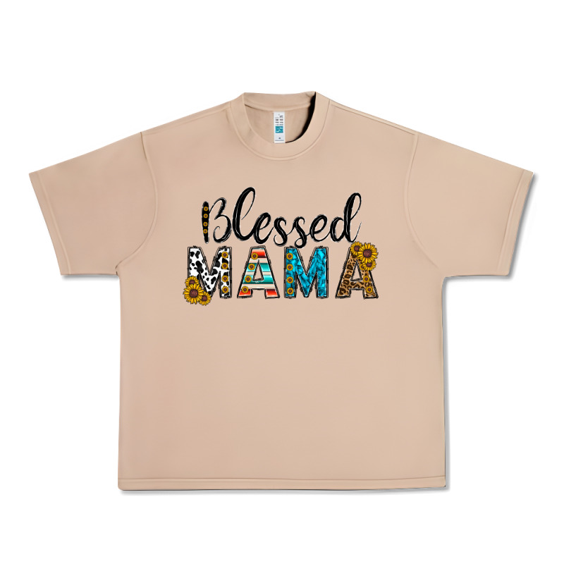Blessed Mama Urban Heavy Tee by CowhideDigitalArt | Teevron
