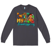 Smoke my first thanksgiving with turkey Long Sleeve Tee - AdoDesignShop