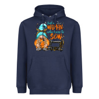 Navy just a woman who loves to sew Heavyweight Hoodie - NancyCooperArtShop