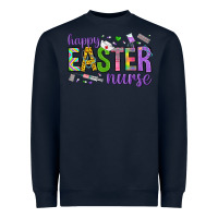 Navy happy easter nurse Heavyweight Sweatshirt - Neo Western