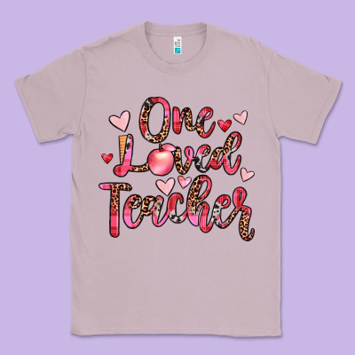 One Loved Teacher Classic Tee Designed By Jahusdesignshop