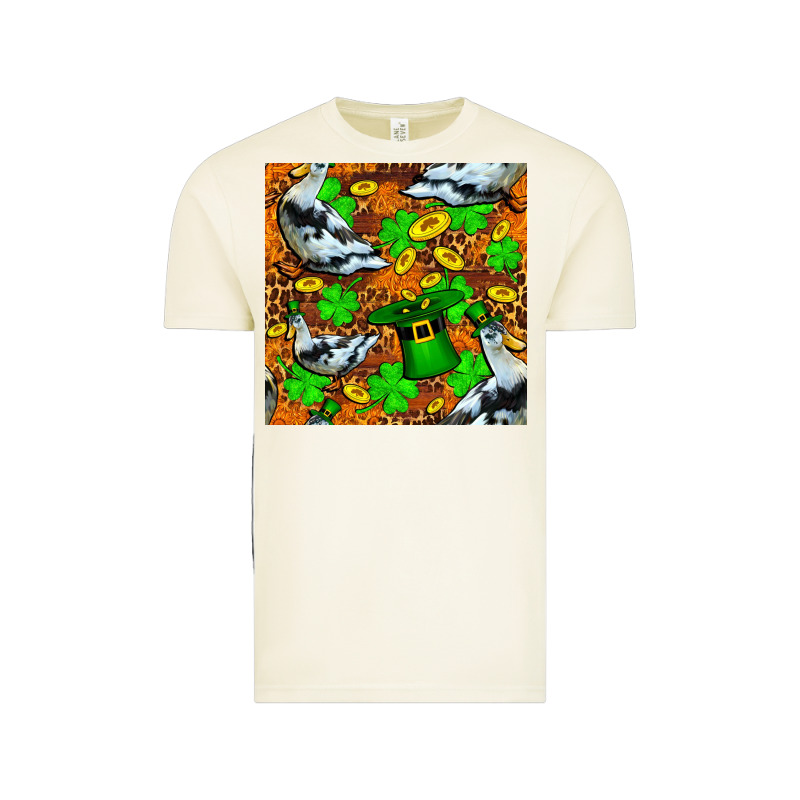 St Patricks  Duck With Leprechaun Hat  Seamless Vintage Tee by FaDigitalArtStudio | Teevron