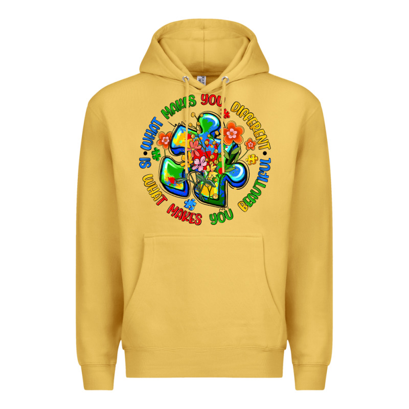 What Makes You Different Is What Makes You Beautif Premium Hoodie by Artiststas | Teevron
