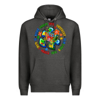 Charcoal Heather what makes you different is what makes you beautif Premium Hoodie - Artiststas