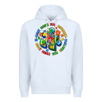 White what makes you different is what makes you beautif Premium Hoodie - Artiststas