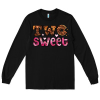 Black two sweet donut Long Sleeve Tee - AdoDesignShop