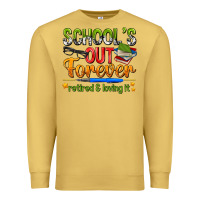 Antique Gold schools out forever Premium Sweatshirt - NancyCooperArtShop