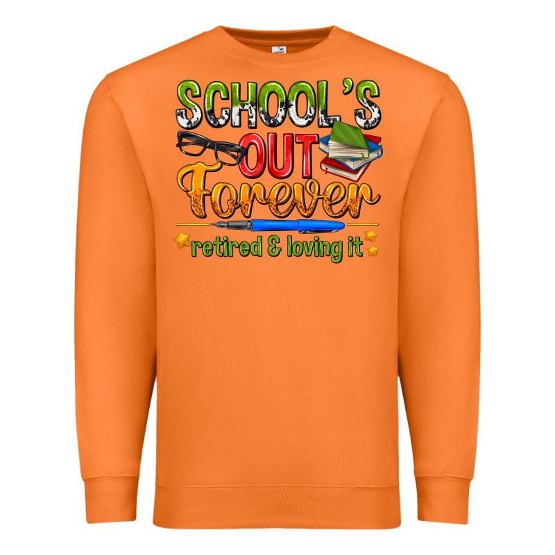 Schools Out Forever Premium Sweatshirt by NancyCooperArtShop | Teevron