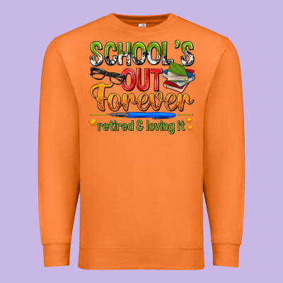 Schools Out Forever Premium Sweatshirt Designed By Nancycooperartshop