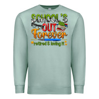 Seafoam schools out forever Premium Sweatshirt - NancyCooperArtShop