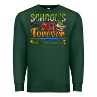 Sports Green schools out forever Premium Sweatshirt - NancyCooperArtShop